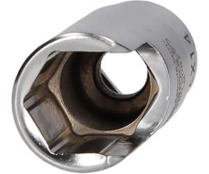 KS Tools 460.5087 Llave de vaso angular especial de 3/8" para uniones de tubos, 14 mm