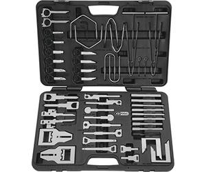 KS Tools 500.1380 Juego de desmontaje y montaje del Sistema de navegación y Radio, 52 pzs