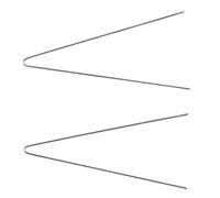 KS Tools 500.1383 Herramienta de aguja de desmontaje de llave de contacto Mercedes Ø 1,25 mm, 2 pzs