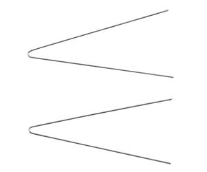 KS Tools 500.1383 Herramienta de aguja de desmontaje de llave de contacto Mercedes Ø 1,25 mm, 2 pzs