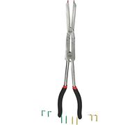 KS Tools 500.7015 Alicates de seguridad de doble articulación para circlips, con puntas intercambiables