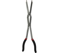 KS Tools 500.7036 Alicates de seguridad de doble articulación para anillos de seguridad interiores, 345 mm