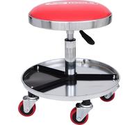 KS Tools 500.8004 Taburete móvil y de altura regulable, carga máxima 135 kg