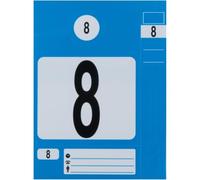 KS Tools 500.8016 Juego de etiquetas para llave, azul, 300 unidad