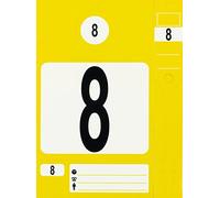 KS Tools 500.8017 Juego de etiquetas para llave, amarilla, 300 unidad