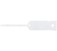 KS Tools 500.8018 Etiqueta para llave, vacía, 500 unidad blanca