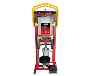 KS Tools 500.8805 Tensor de muelles de aire comprimido para amortiguadores con placa adaptadora