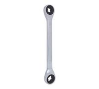 KS Tools 503.4355 Llave de estrella doble de carraca Torx-E GEARplus, E14xE18
