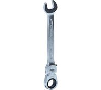 KS Tools 503.4811-E Llave combinada de carraca articulada GEARplus, bloqueable, 11 mm, colgador