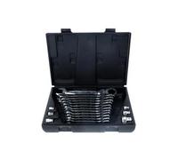 KS Tools 503.4868 Juego de llaves combinadas de carraca articuladas GEARplus, 18 pzsbloqueables