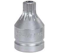 KS Tools 515.0012 - Llave de vaso de impacto XZN, modelo corto (tamaño: 60 mm, M16, 3/4")