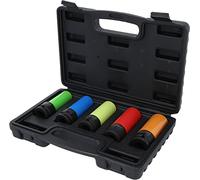 KS Tools Juego de llaves de vaso 515.0870 especiales para ruedas, robustas, 5 pzs