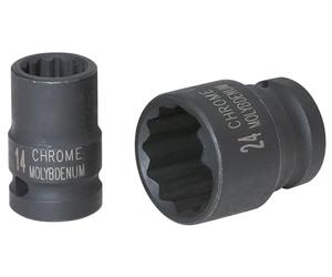 KS Tools 515.0905 1/2" Llave de vaso de impacto de 12 cantos, corta, 5/8"