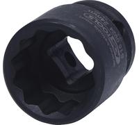 KS Tools 515.0924 - Vaso de impacto 12 cantos, corto (tamaño: 24 mm, 1/2")