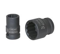 KS Tools 515.0931 1/2" Llave de vaso de impacto de 12 cantos, corta, 31 mm