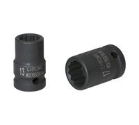 KS Tools 515.0966 3/8" Llave de vaso de impacto, dodecaedra, entrecaras 16 mm