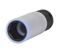 KS Tools 515.0992 1/2" Llave de vaso TITANplus, largaLlave de vaso para llantas de aluminio SlimPOWER, 17 mm