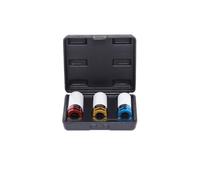 KS Tools 515.1005 - Pack de 3 piezas con llaves de vasos especiales para ruedas (entrecaras 17-21 mm, 1/2")
