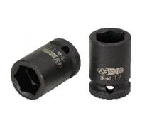 KS Tools 515.1032 - Vaso de impacto hexagonal, corto (tamaño: 32 mm, 1/2")