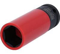 KS Tools 515.1076 - Llaves de vaso especial para ruedas, color rojo (entrecaras 21 mm, 1/2")