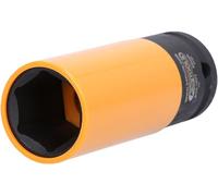 KS Tools 515.1077-E 1/2" Llave de vaso especial para ruedas 22 mm, robusta, colgador