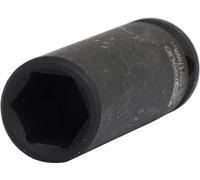 KS Tools 515.1117-E Llave de vaso de impacto hexagonal 1/2", larga, 17 mm, colgador