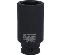 KS Tools 515.1128-E 1/2" Llave de vaso especial para ruedas 28mm, colgador
