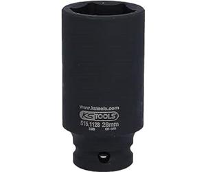 KS Tools 515.1128-E 1/2" Llave de vaso especial para ruedas 28mm, colgador