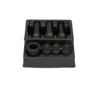 KS Tools 515.1160 1/2" Juego de Llaves de puntas y vasos de impacto especiales xzn, 7 pzs M14-M18