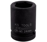 KS Tools 515.1167 Adaptador de 3/4" para llaves de vaso de impacto, 24 mm