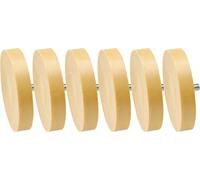 KS Tools 515.1285 - Pack de 6 piezas con discos raspadores de caucho para retirar cintas decorativas (tamaño: 90 mm)