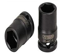 KS Tools 515.1545 1/4" Llave de vaso de impacto hexagonal, corta, 9 mm