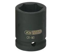 KS Tools 515.1724 - Vaso de impacto hexagonal, corto (tamaño: 24 mm, 1")