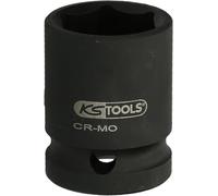 KS Tools 515.1775 - Vaso de impacto hexagonal, corto (tamaño: 75 mm, 1")