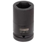 KS Tools 515.1832 - Llaves de vaso de impacto, pavonado (tamaño: 32 mm, 1")