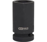 KS Tools 515.1860 - Vaso de impacto hexagonal, largo (60 mm, 1")