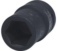 KS Tools 515.2130 - Llaves de vaso de impacto, modelo delgado/semilargo, acero especial, pavonado (30 mm, 1")