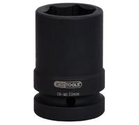 KS Tools 515.2134 - Llaves de vaso de impacto, modelo delgado/semilargo, acero especial, pavonado (34 mm, 1")