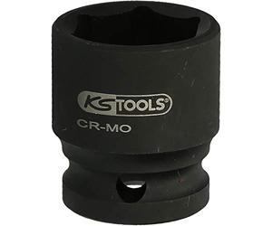 KS Tools 515.2207 Llave de vaso de impacto hexagonal de 2.1/2", 180 mm