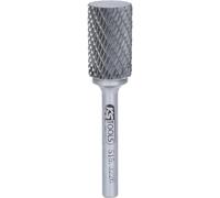 KS Tools 515.3226 Fresa con vástago HM cilíndrica de forma A sin dentado frontal, 16 mm