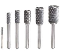 KS Tools 515.3231 Fresa con vástago HM cilíndrica de forma A con dentado frontal, 3 mm