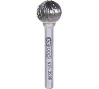 KS Tools 515.3286 Fresa con vástago HM esférica de forma D, 16 mm