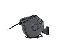 KS Tools - 515.3475 - Carrete de manguera de aire comprimido (15 m, 1/2 pulgadas, con manguera de 13 mm, conexión de 3/8 pulgadas, soporte orientable a 180 °)