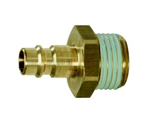 KS Tools 515.3490 Boquilla de conexión de latón con rosca exterior, G3/8"AG