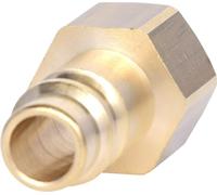 KS Tools 515.3492 Boquilla de conexión de latón con rosca interior, G1/4"IG
