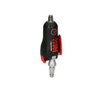 KS Tools 515.3830 Miniatornillador de impacto neumático de 3/8" MONSTER Xtremelight con selector basculante, 108 Nm
