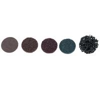 KS Tools 515.5075 Discos de lijado, Ø26,7mm, Strip Rad negro, paquete de 10