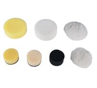KS Tools 515.5127 Disco de plástico blanco, Ø 50,0 mm, paquete de 5