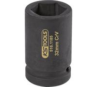 KS Tools 516.1185 Llave de vaso de 1", 6 cantos, 32mm