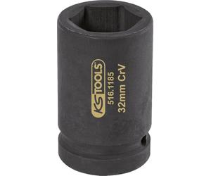 KS Tools 516.1185 Llave de vaso de 1", 6 cantos, 32mm